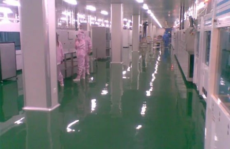 防靜電自流平效果圖