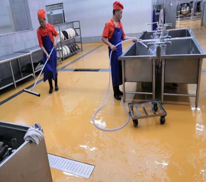央廚水性聚氨酯砂漿地坪